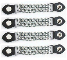 Biker Waistcoat/Vest Extender With Metal Chain