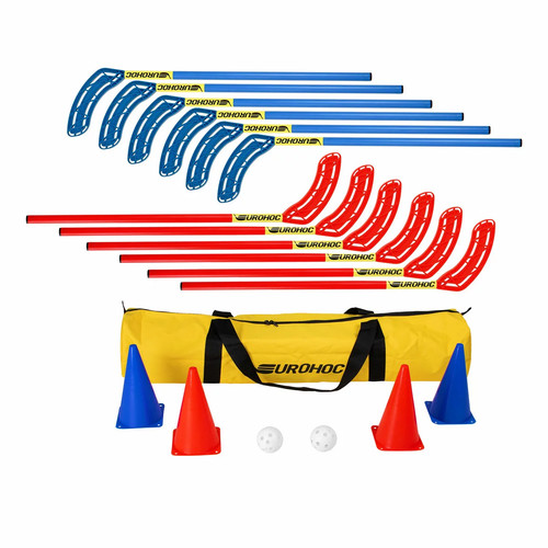 Eurohoc floorball hockey set - eurohoc,