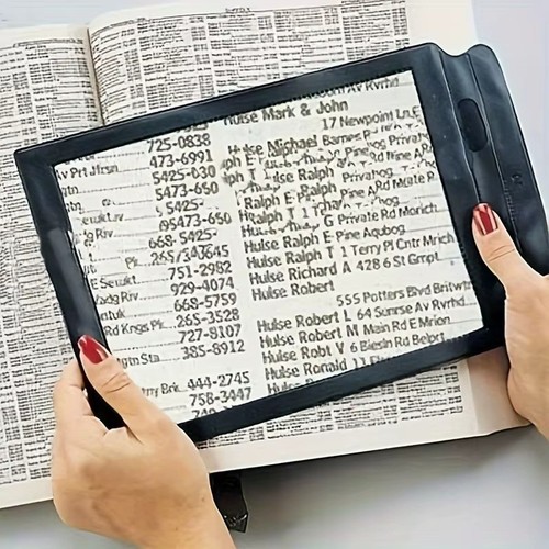 Large magnifying glass hands - glass,
