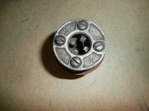 Ridgid pipe threader die - 1/8",