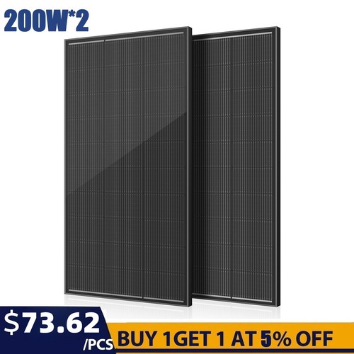 2pack 200w solar panel - solar,