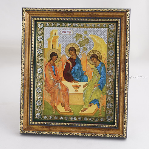Holy trinity orthodox icon - holy,