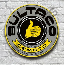 BULTACO 2FT LARGE GARAGE SIGN