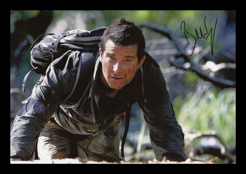 Bear grylls autographed - autographed, signed