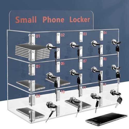 Lockable slot clear - lockable, acrylic