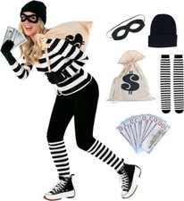 Women`s Burglar Costume Adult