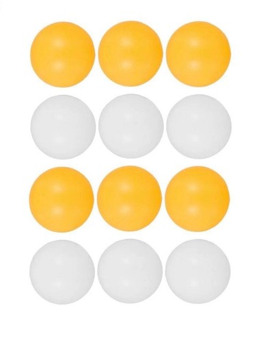 Pack plain white - 12, white/orange