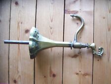 ORIGINAL VICTORIAN BRASS GAS LIGHT FITTING-HEAVY+COMPLETE.