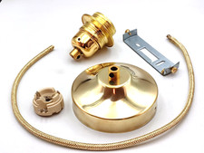 Brass Ceiling Rose With E27