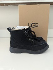 NEW!! UGG CHELHAM WEATHER Waterproof  Boy's Ankle Boots Size 13  US Suede Black