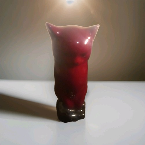 Royal doulton flambé cat - cat, in