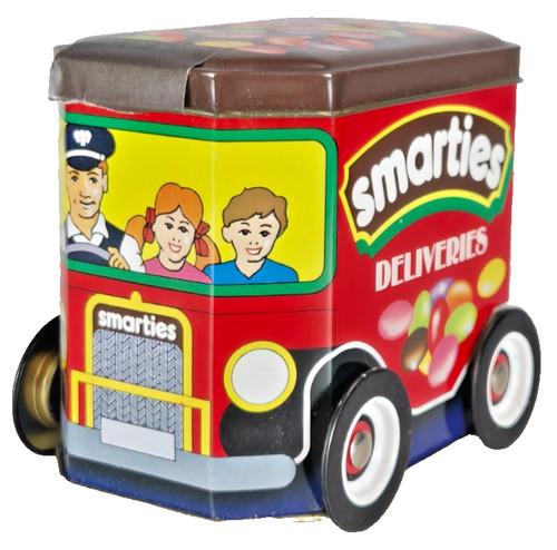 Smarties deliveries van truck - van,