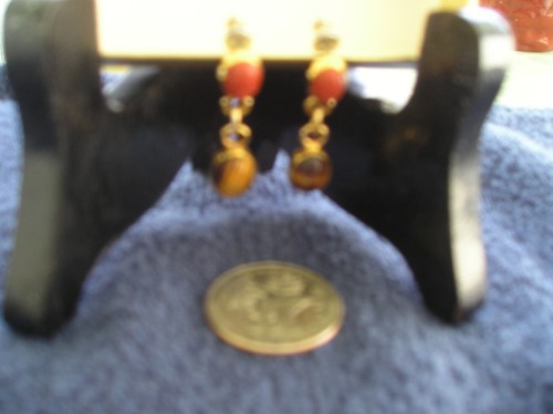 Vintage gold tone scarab