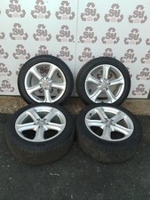 AUDI A4 11-15 ALLOY WHEELS ALLOYS SET 225 50 17 INCH