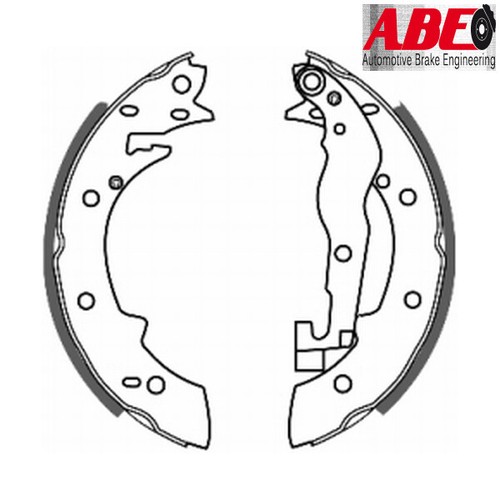 Rear parking brake shoe - rear,