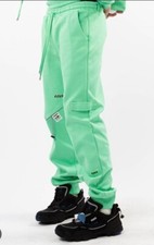 Ader Error Men's Bright Green Joggers VGC size M (A1)