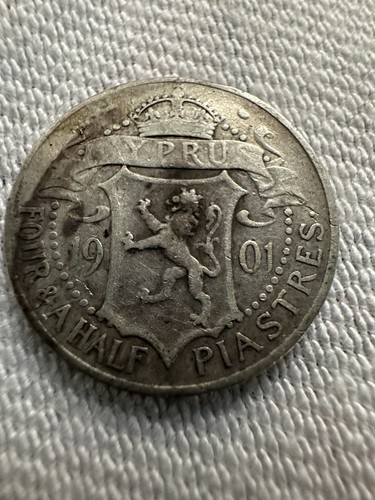 Cyprus 1901 piastres - cyprus,