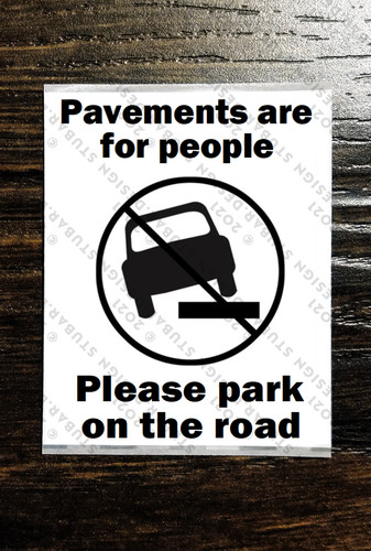 Pavements are for people - pavements,