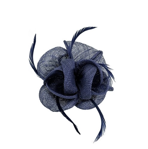 Small feather flower hair hat - hair,