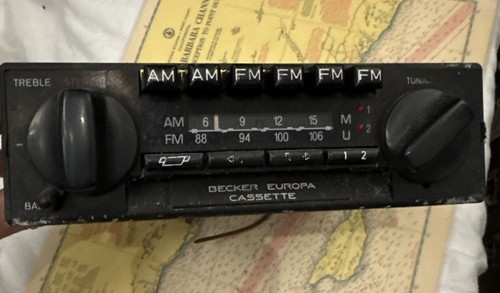Mercedes becker europa fm - becker, am/fm