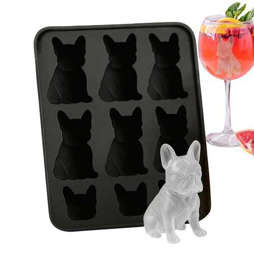French bulldog ice cube - bulldog,