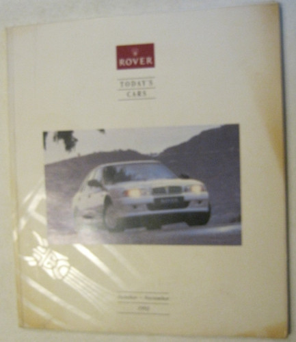 1993 rover brochure - brochure, 100