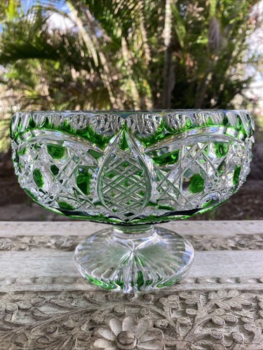 Vintage czech bohemian - vintage, emerald