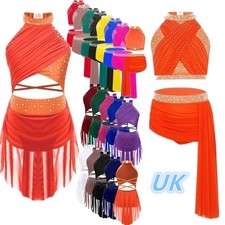 UK Girls Lyrical Dance Costume