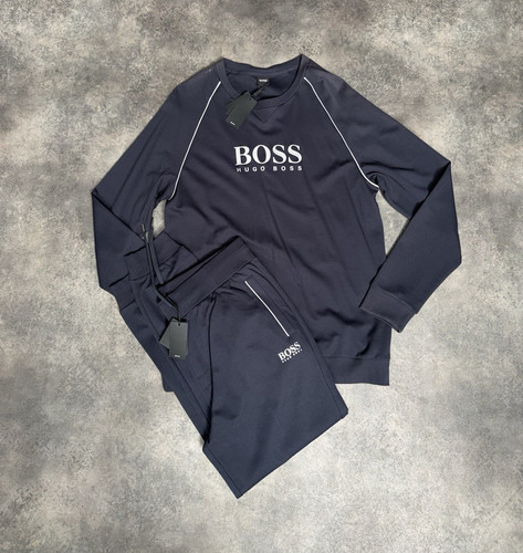 Boss navy logo - sweat, tracksuit