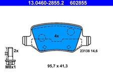 13.0460-2855.2 BRAKE PAD SET