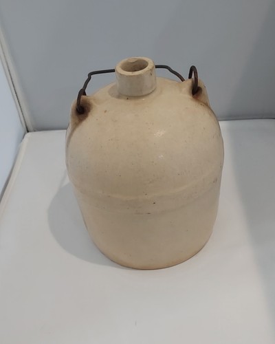 Antique stoneware crock - stoneware,