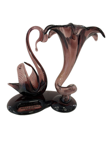Mallorca 1980 purple art glass - purple,