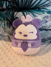 Squishmallows Disney Scented Mystery Squad Minnie Mouse Grape Scent Plush OPENED