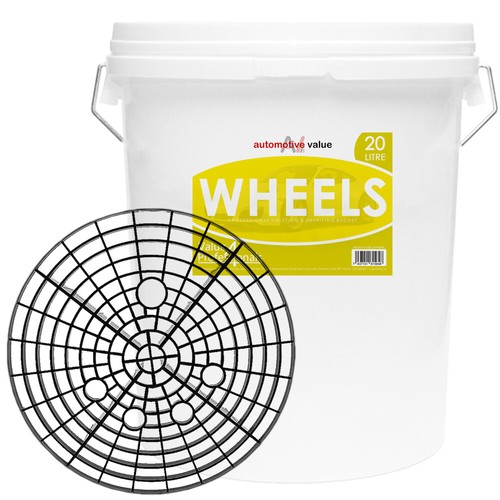 Litre white car wash wheel - white,