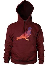 PIGEON GEOMETRIC SILHOUETTE HOODIE FUNNY BIRD MEN WOMEN KIDS HOODY GIFT MAN