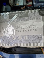 Single Faux Lambswool Mattress Topper