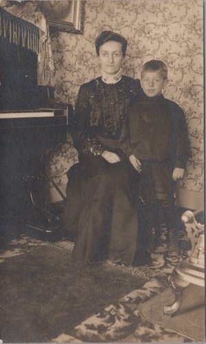 Mother son boy - boy, interior