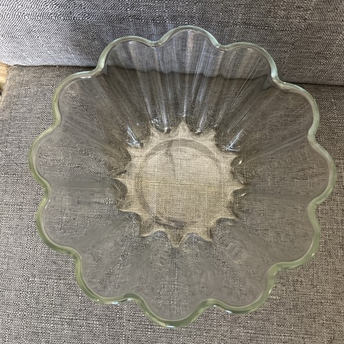 Vintage pyrex fluted glass - vintage,