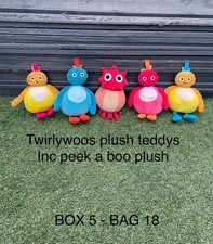 Twirlywoos Soft Toy Plush Bundle Small Size Full Set Including Peekaboo x5 set 