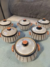Set Of 6 Vintage Denby Studio