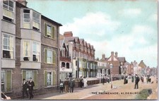 Vintage Postcard Promenade Aldeburgh Suffolk England Victorian Architecture