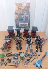 Kiss McFarlane 1997 Original Action Figures includes 'KISS' Letters, Sealed Car 