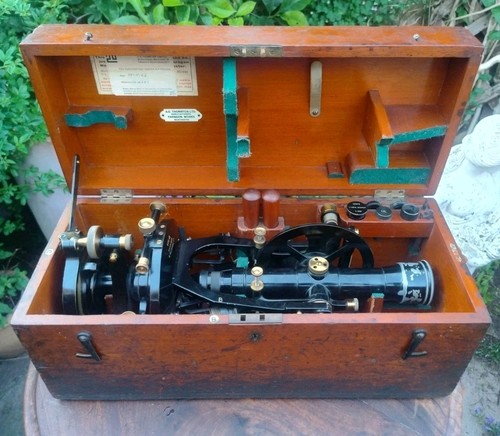 Antique theodolite j - theodolite, a.j