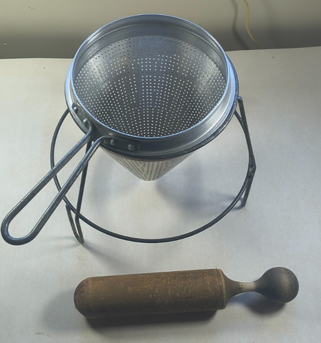 Vintage cone sieve tomato - sieve,