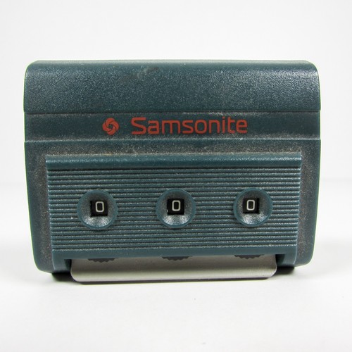 Samsonite combination lock
