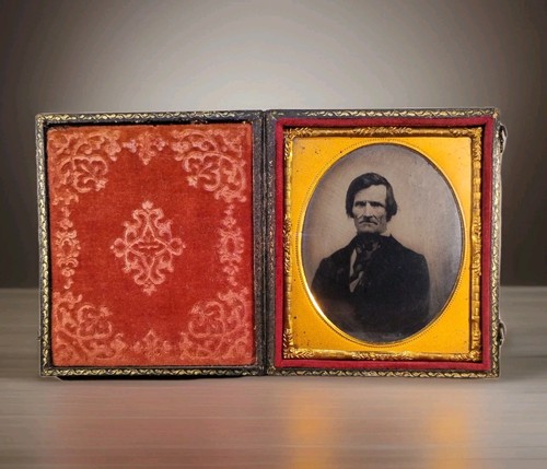 Daguerreotype older man - of,