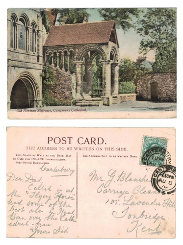 Vintage postcard old - vintage,