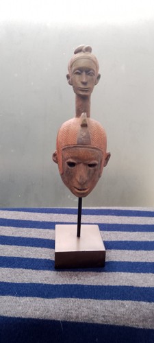 Vintage african head mask - vintage,