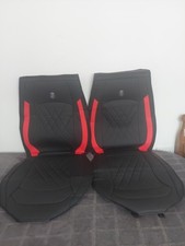 Universal Black Red Faux