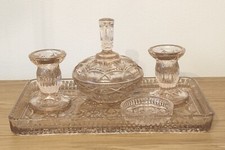 VINTAGE GLASS DRESSING TABLE